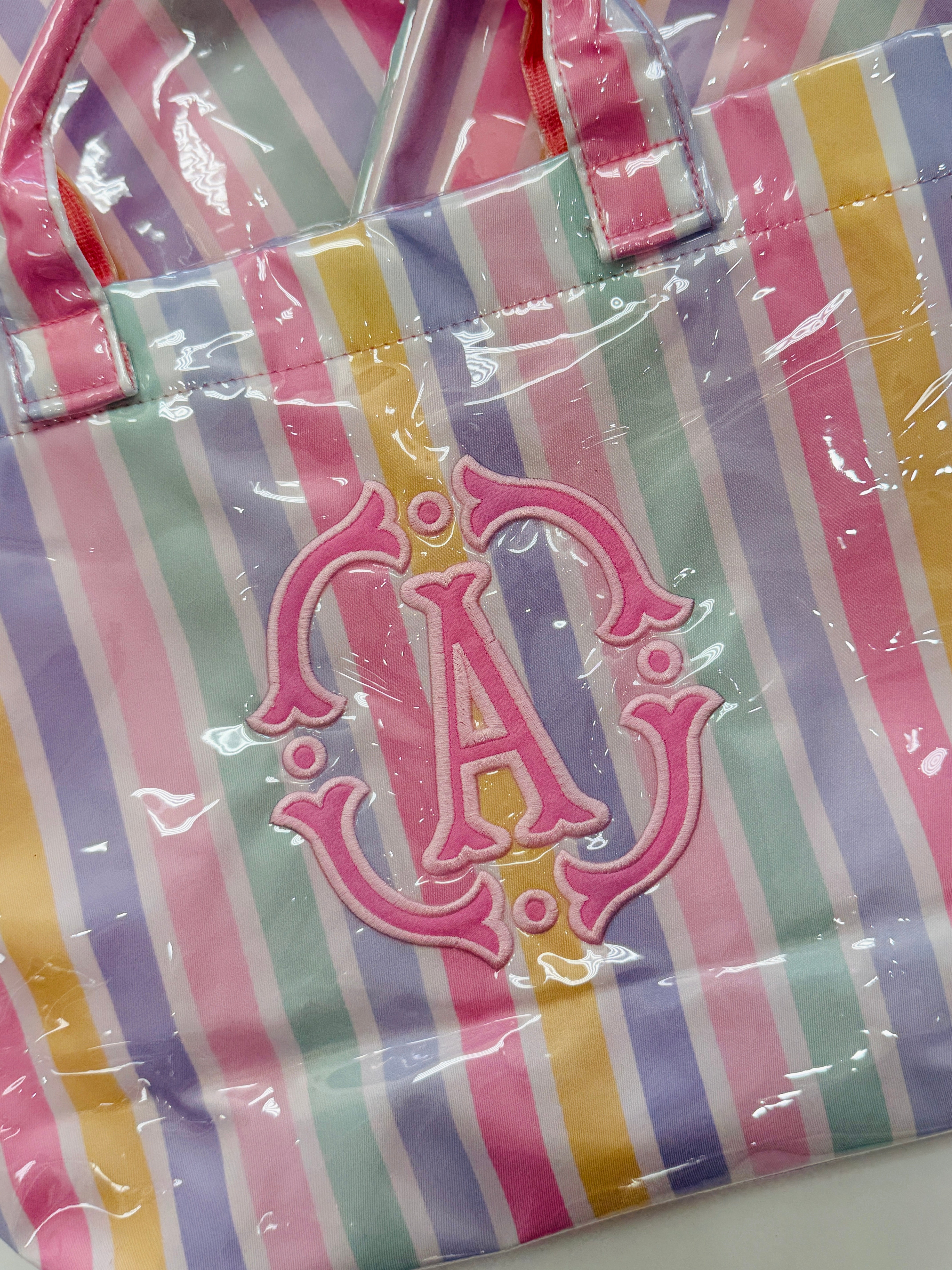 CLEAR COATED TOTE BAG