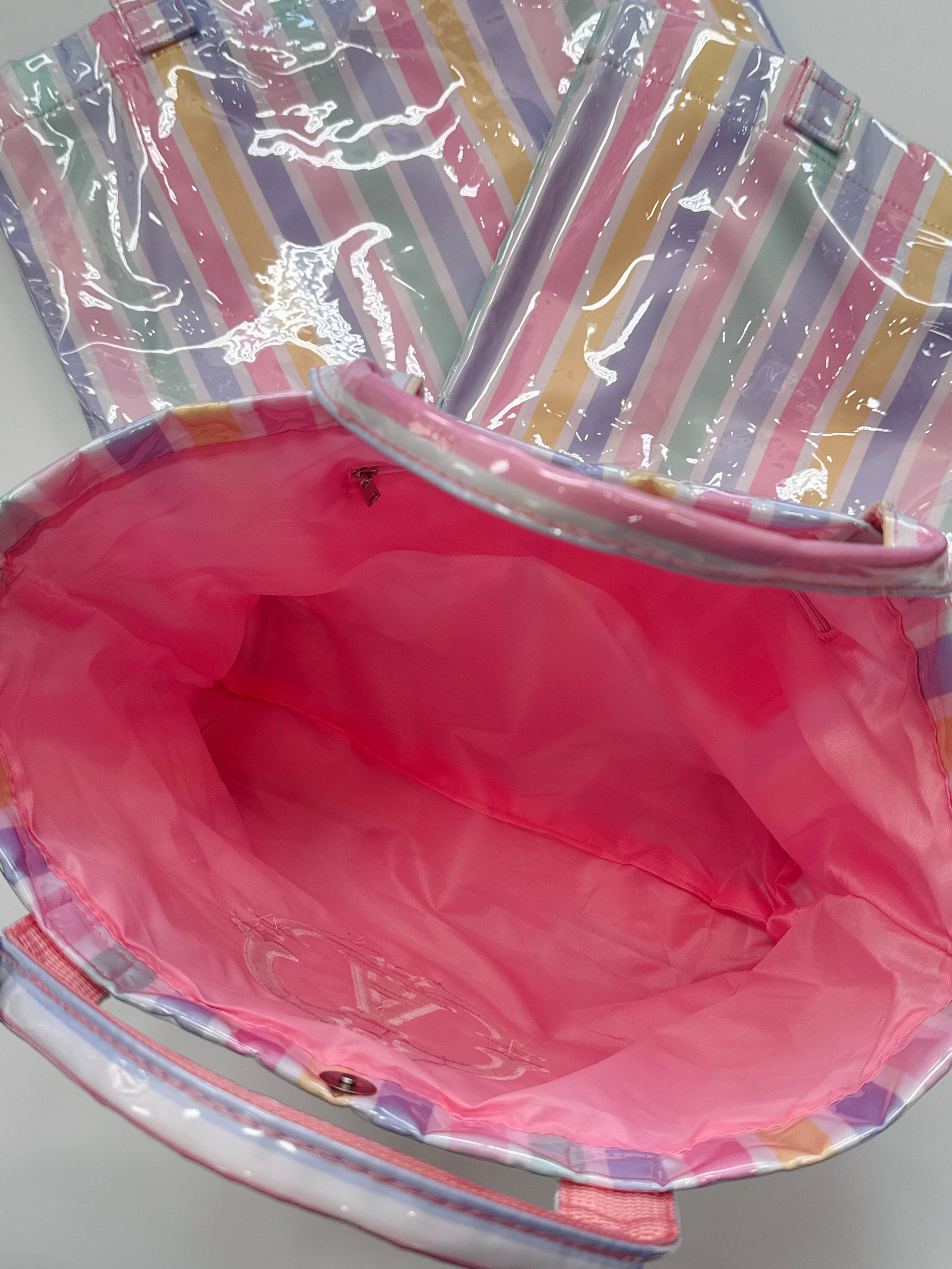 CLEAR COATED TOTE BAG