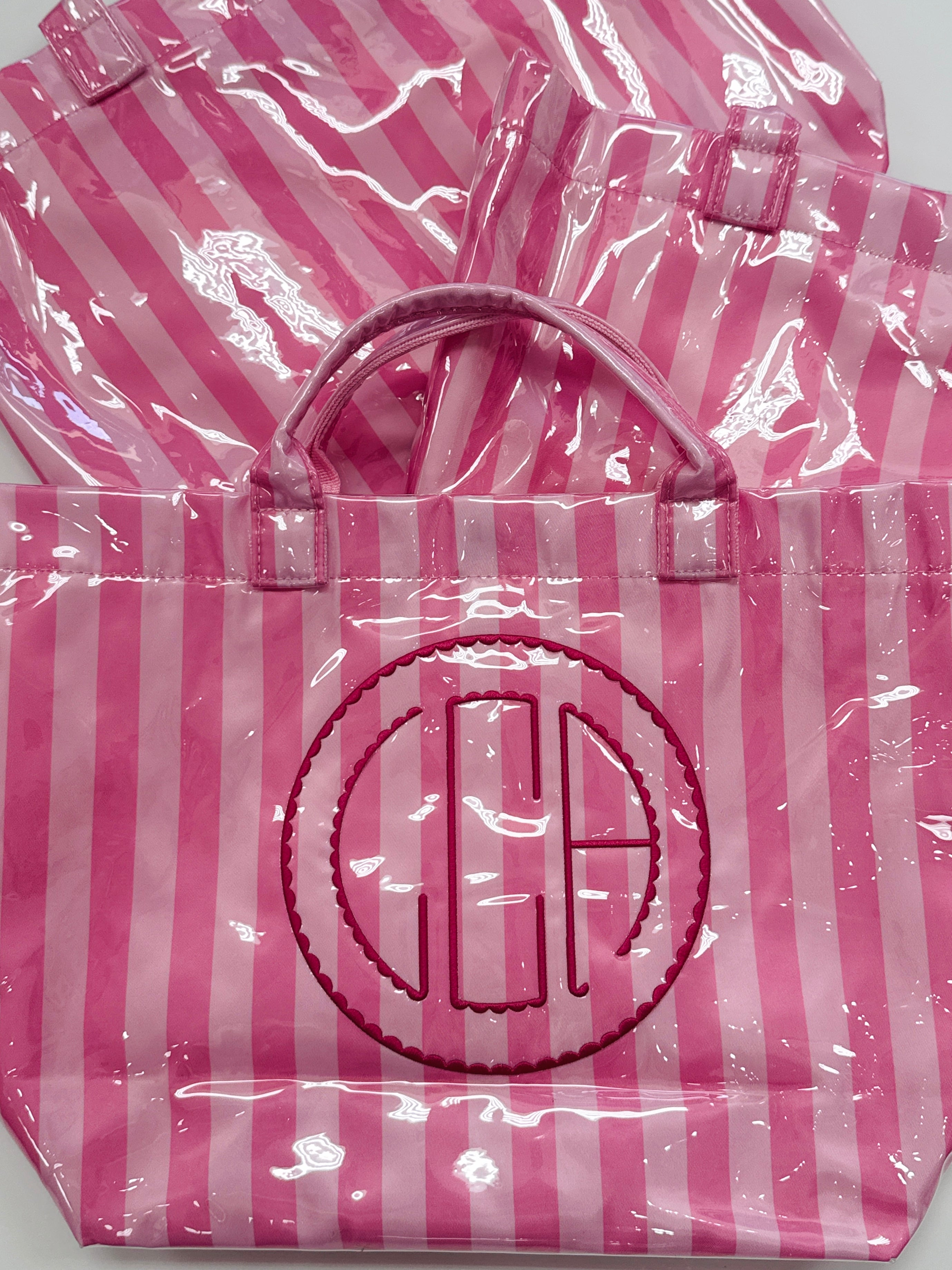 CLEAR COATED TOTE BAG