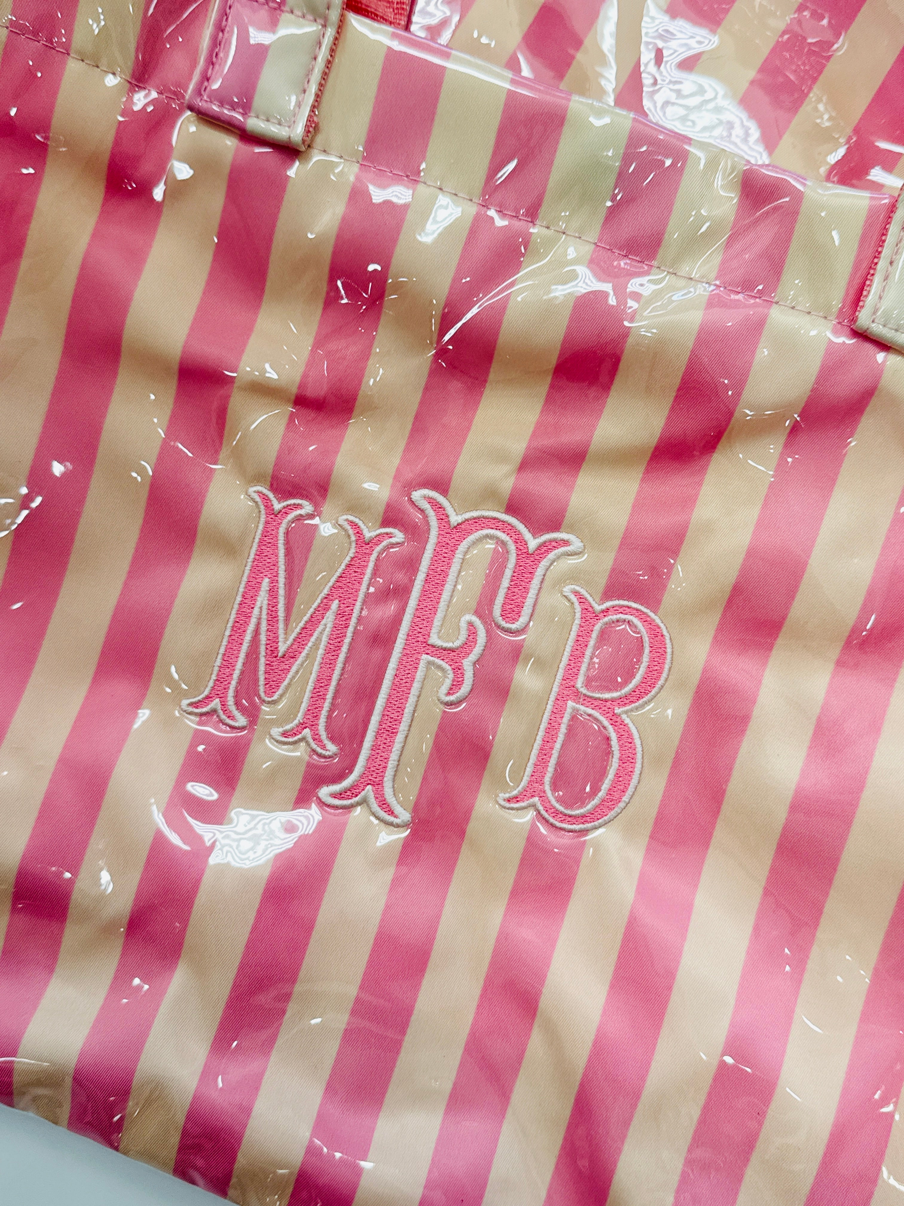 CLEAR COATED TOTE BAG