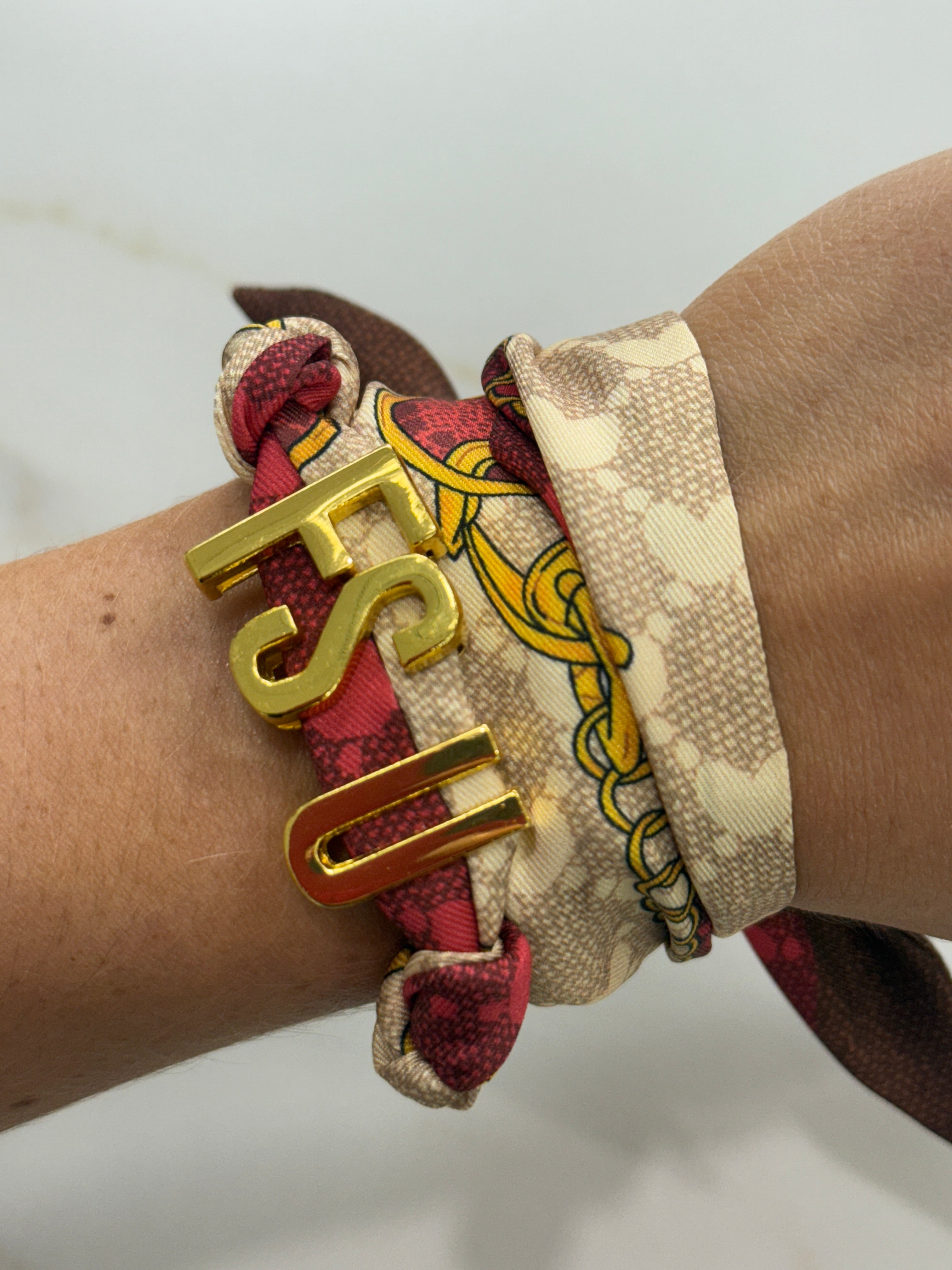 FSU BOLD SCARF NECKLACE