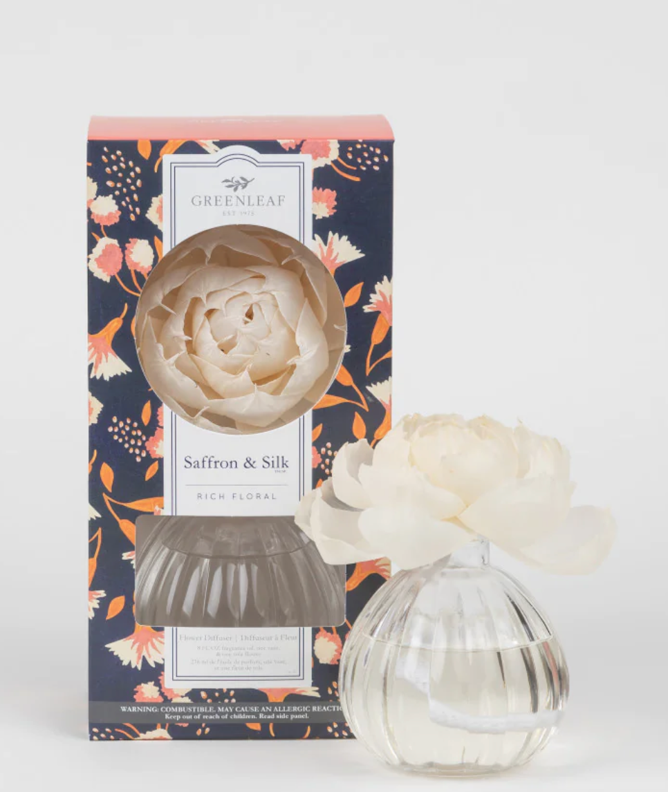 SAFFRON & SILK FLOWER DIFFUSER