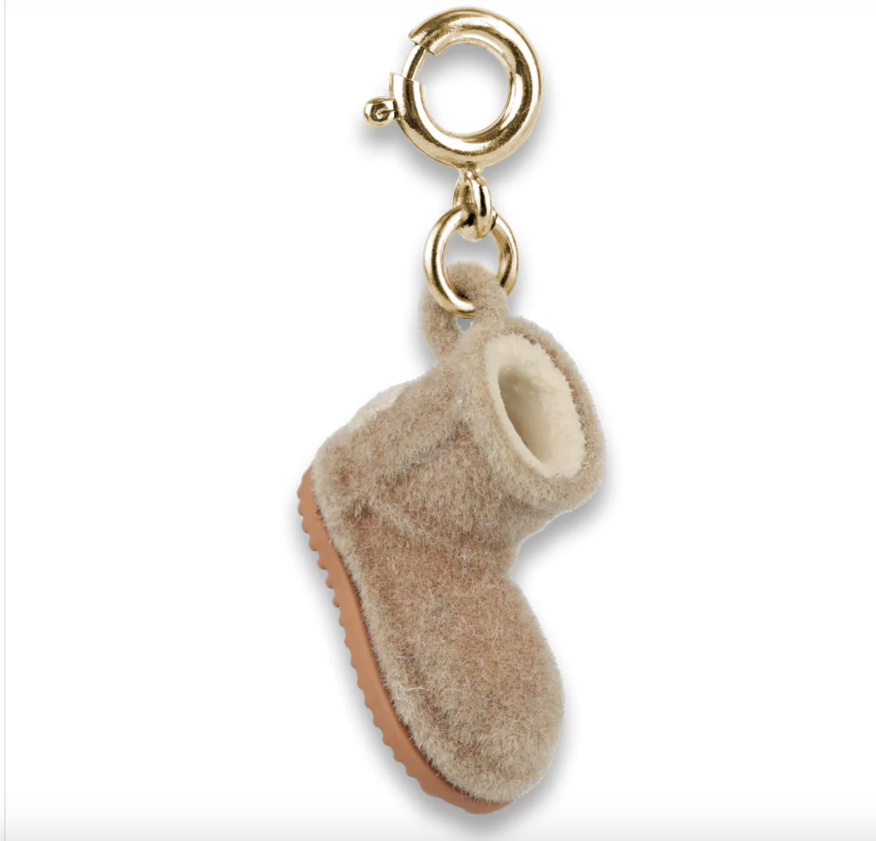 GOLD FURRY BOOT CHARM