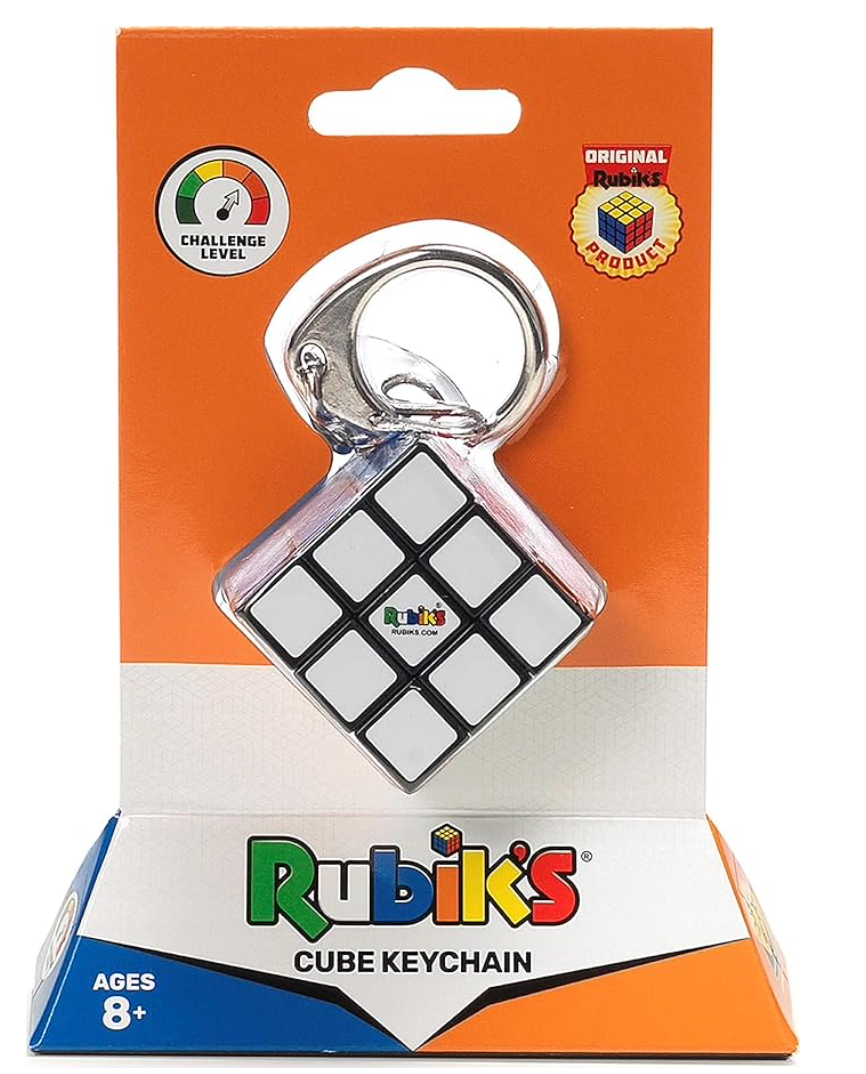 RUBIK'S 3X3 CUB KEYCHAIN
