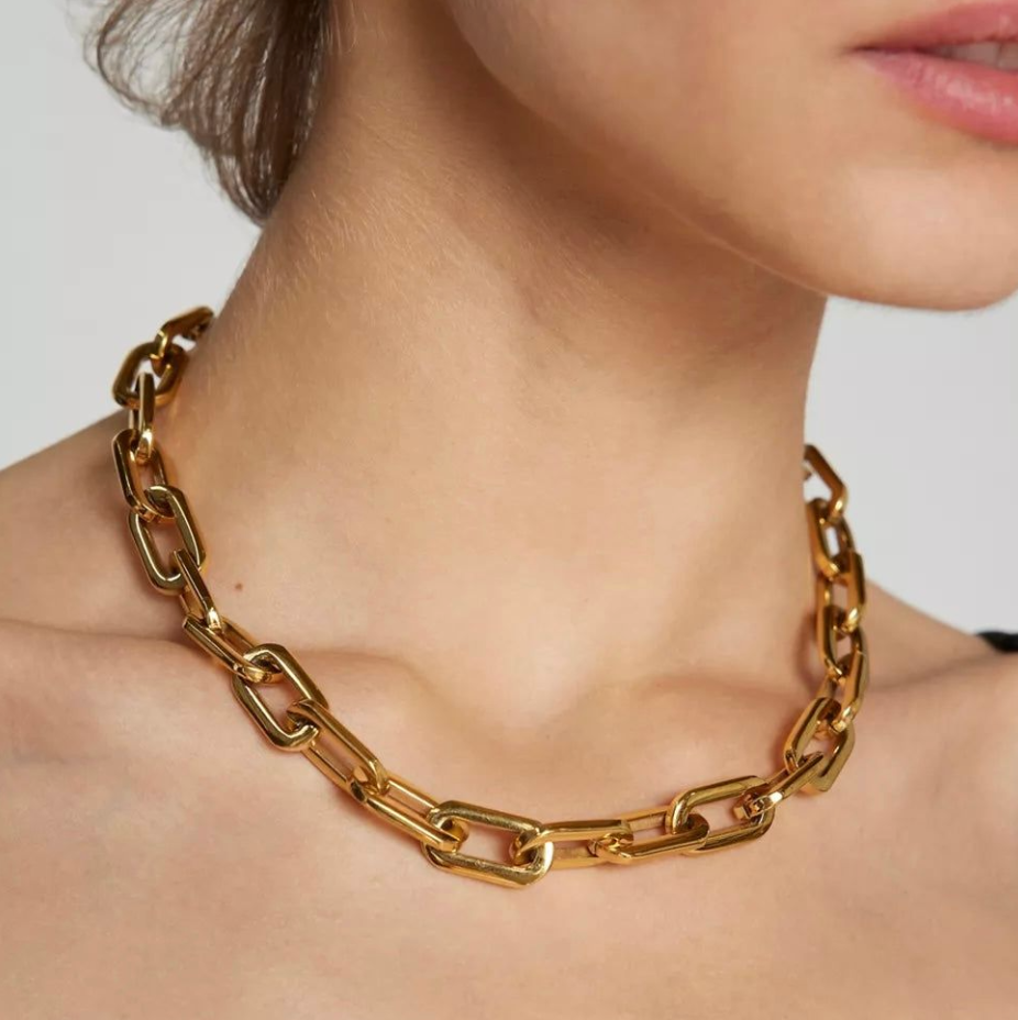GAGE OVERSIZED LINK NECKLACE