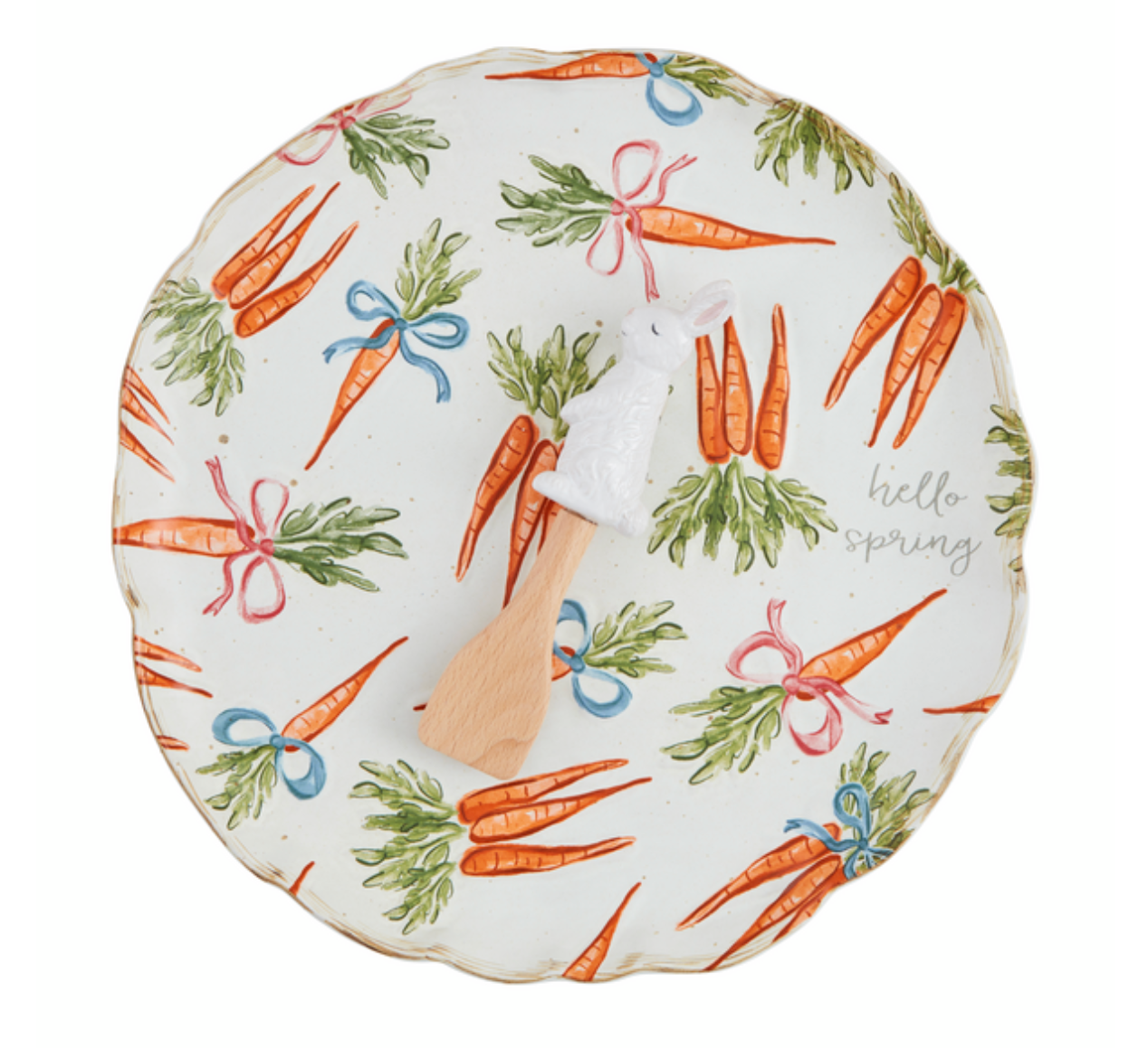 CARROT PATTERN PLATTER SET