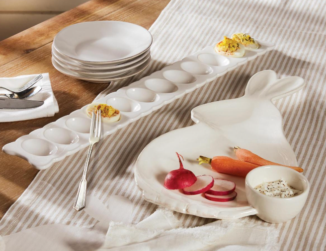 DEVILED EGG LONG TRAY SET