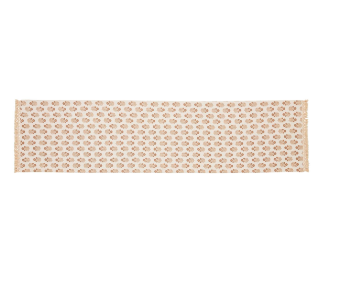 TAUPE BLOCK PRINT RUNNER