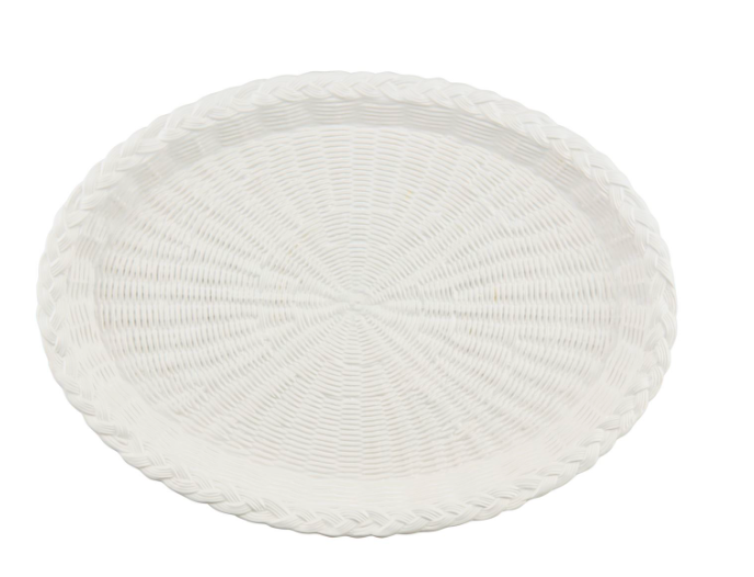 WOVEN STONEWARE PLATTER