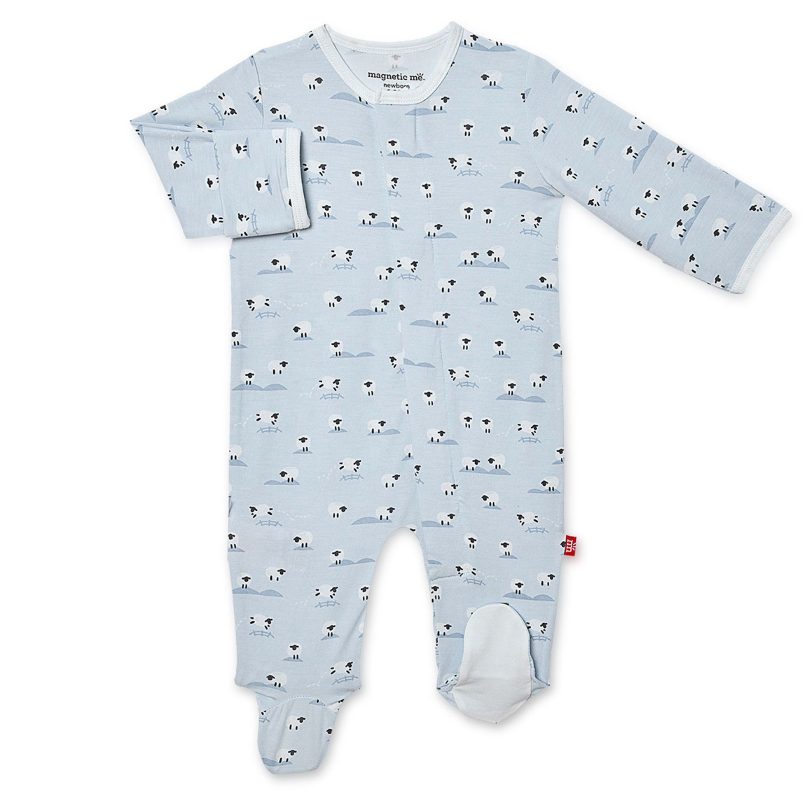 BLUE BAA BAA BABY FOOTIE