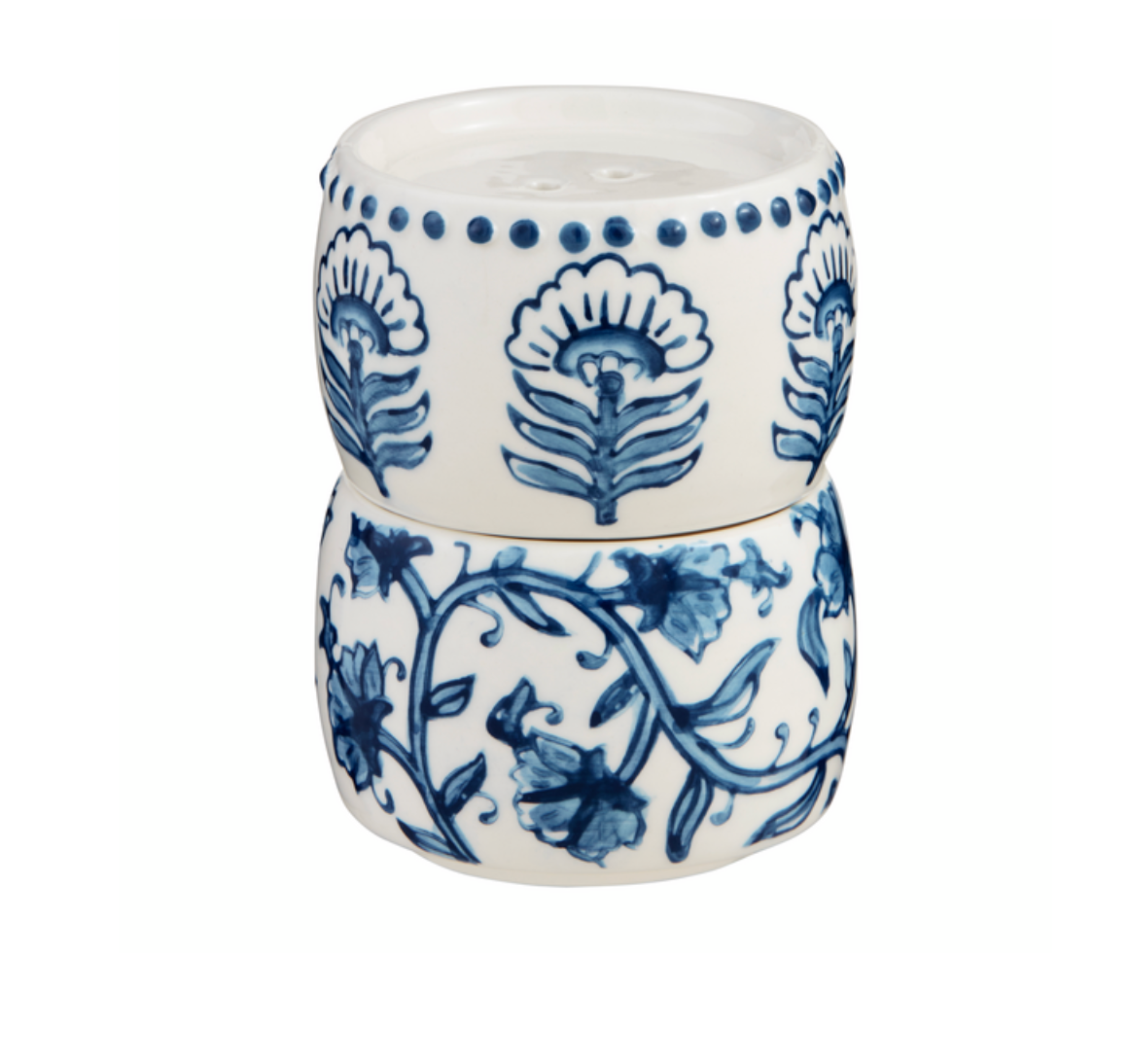 BLOCK PRINT SALT & PEPPER SET