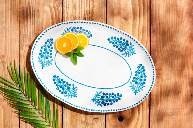 BLOCK PRINT PLATTER
