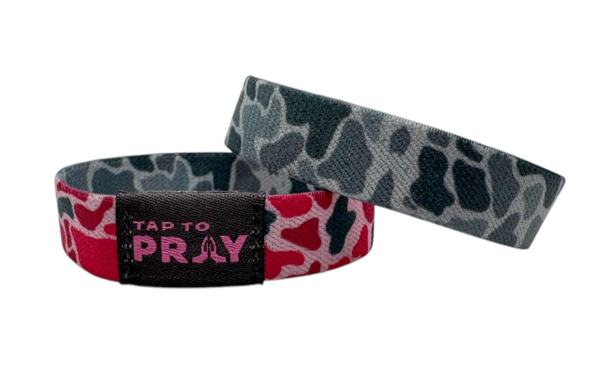 RIVER ROCK CAMO BRACELET PINK & ASH