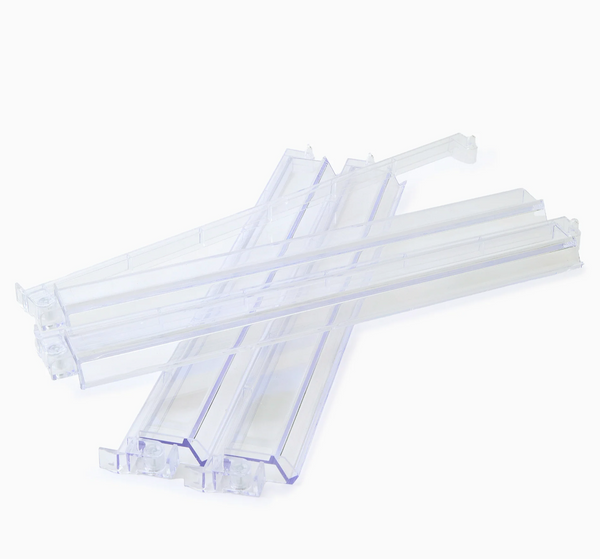 CLEAR ACRYLIC RACK & PUSHER SET