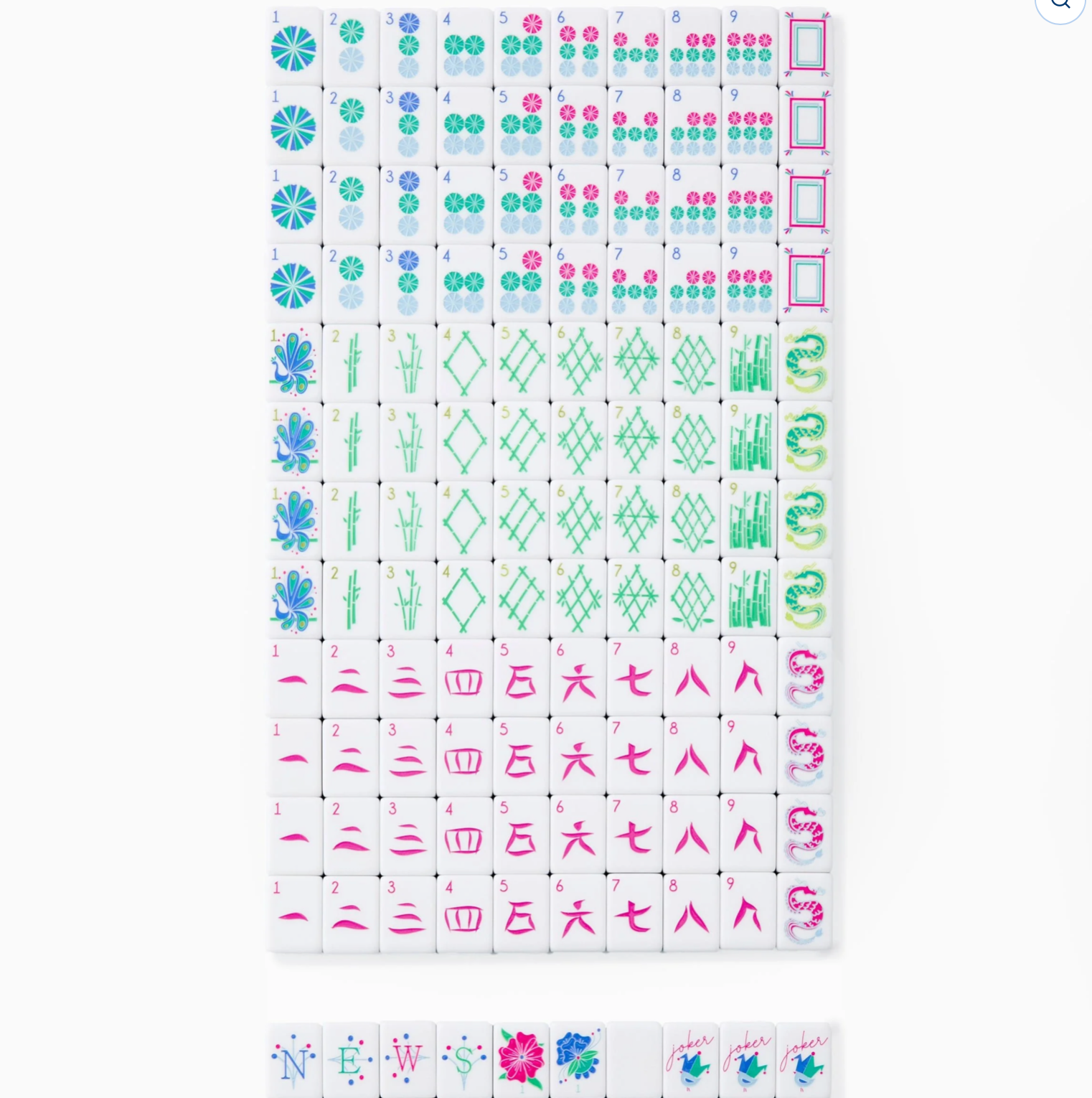 BIRDIE MAHJONG TILES