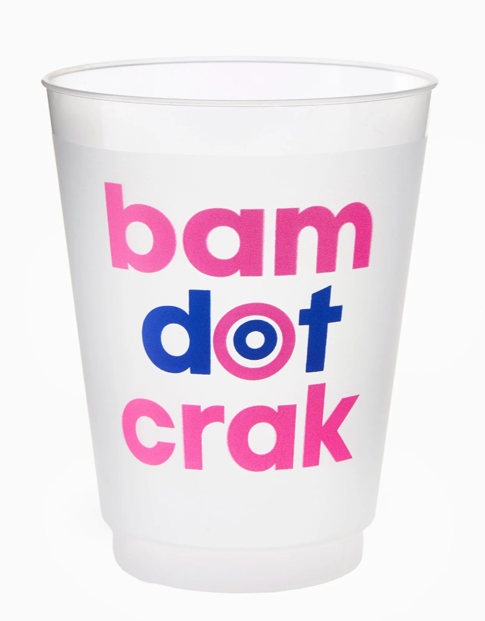 BAM DOT CRAK FROSTED CUPS