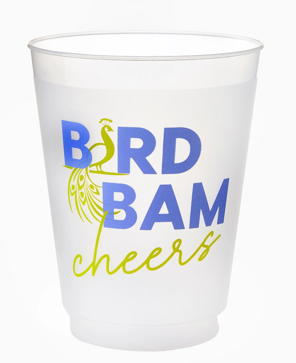 BIRD BAM CHEERS FROSTED CUPS