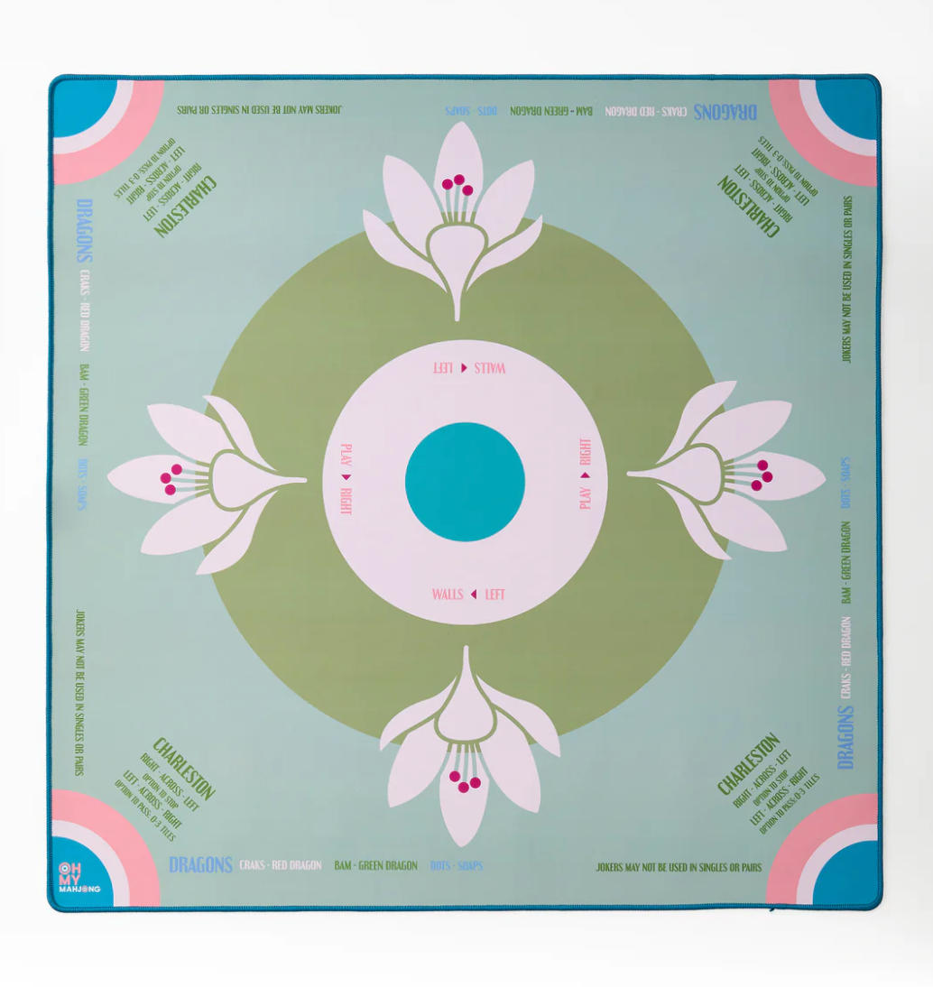 SAGE LOTUS MAHJONG MAT