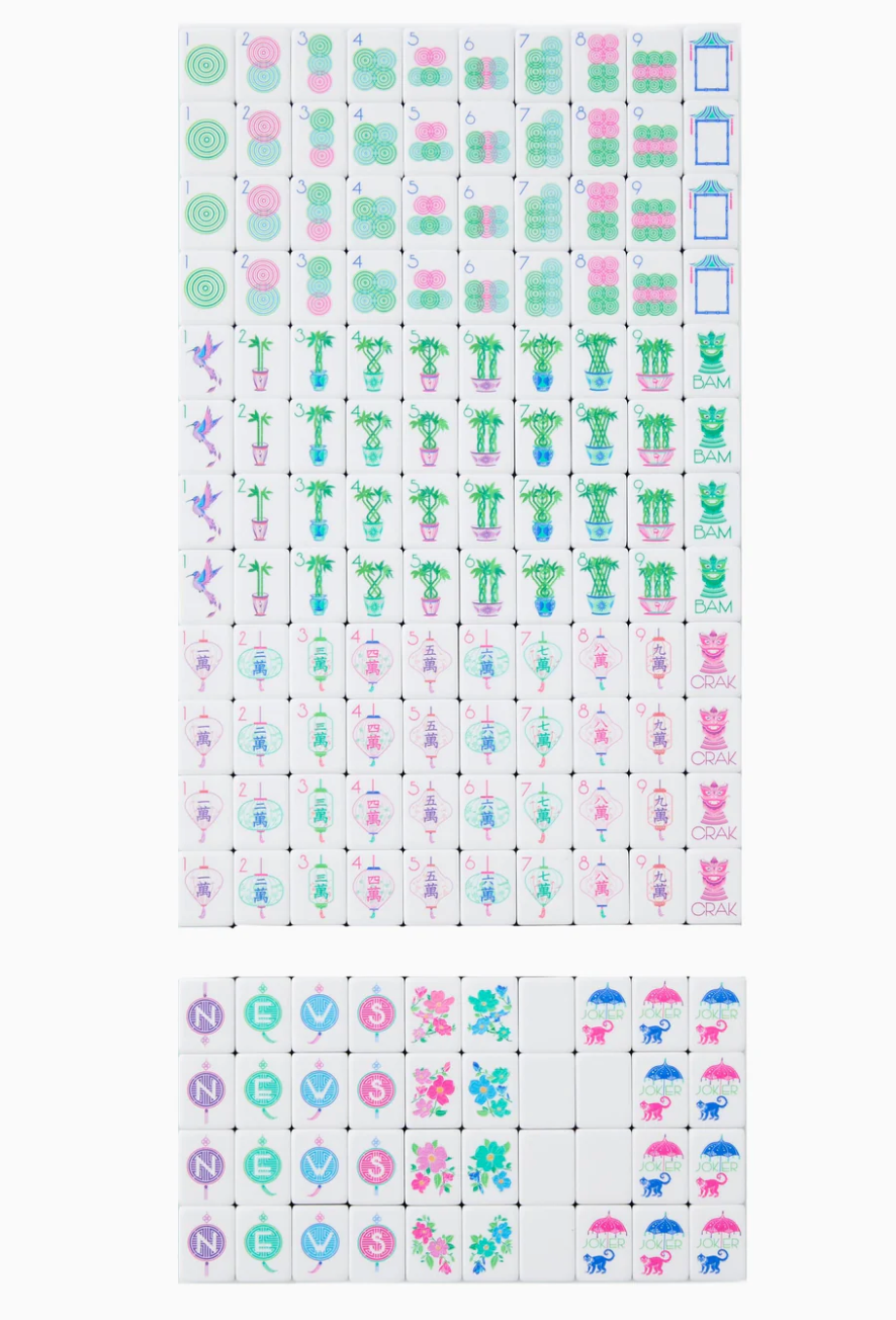JASMINE MAHJONG TILES