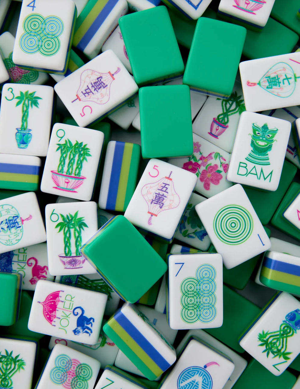 JASMINE MAHJONG TILES