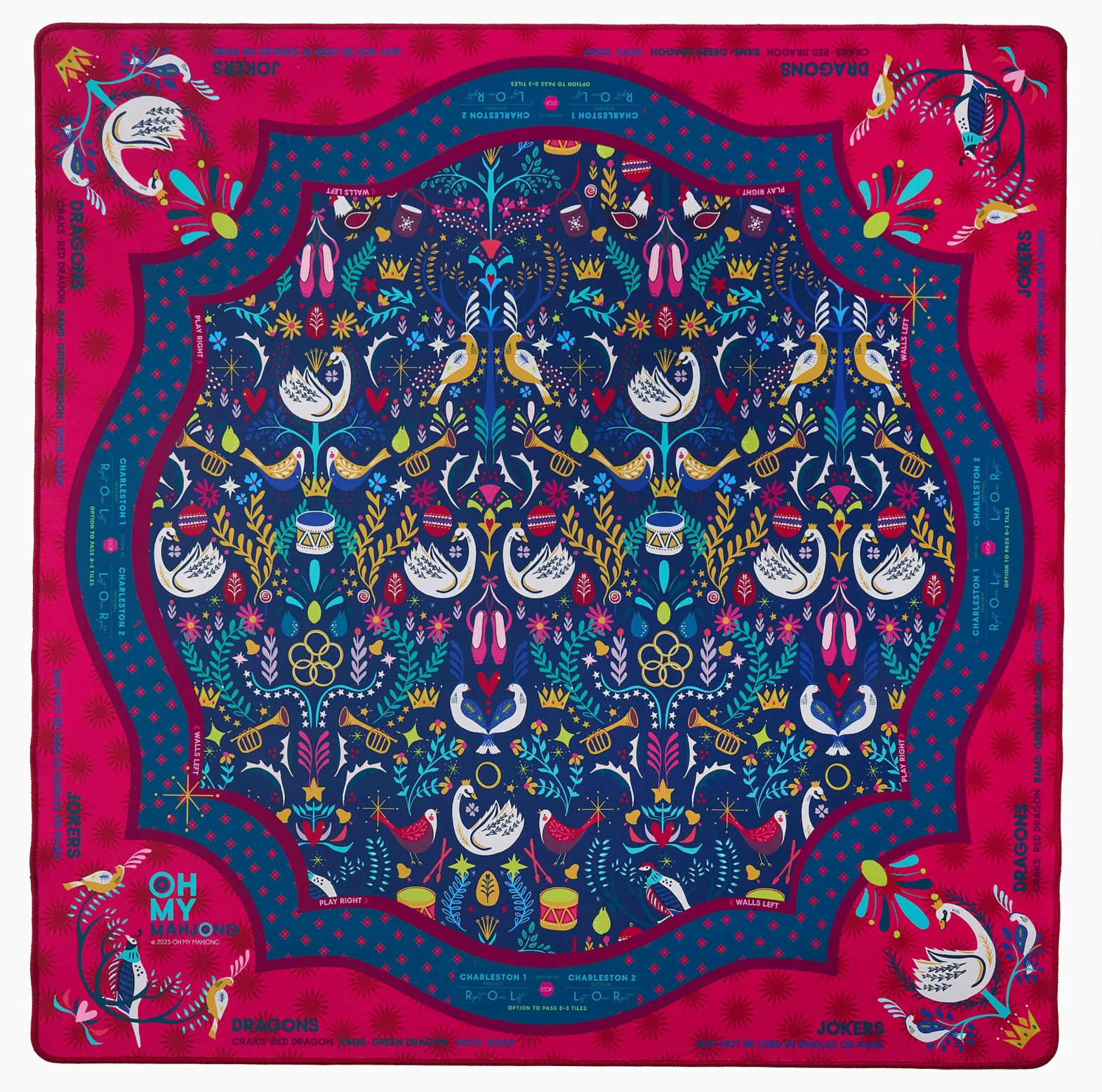 PEAR TREE MAHJONG MAT