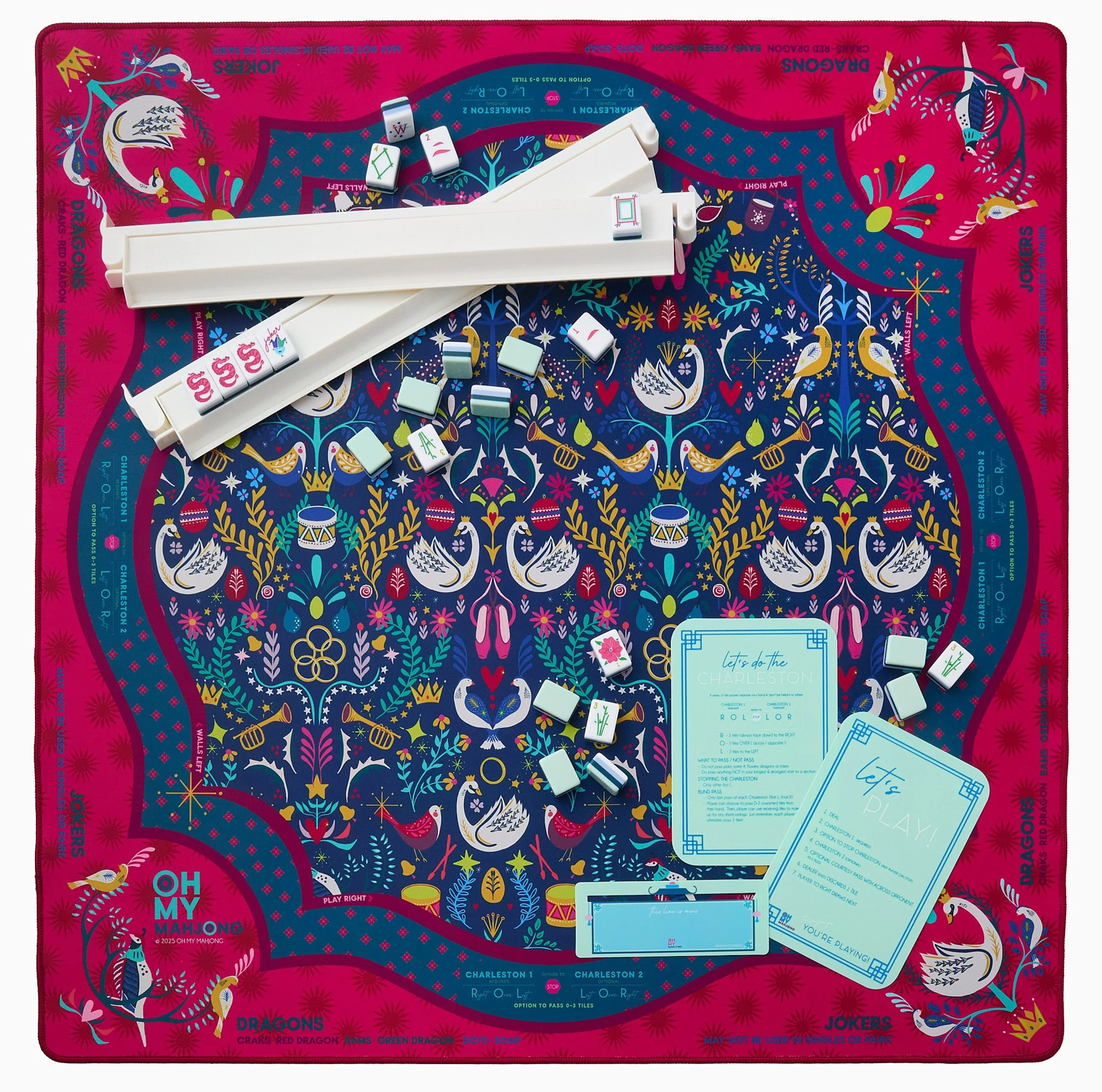 PEAR TREE MAHJONG MAT