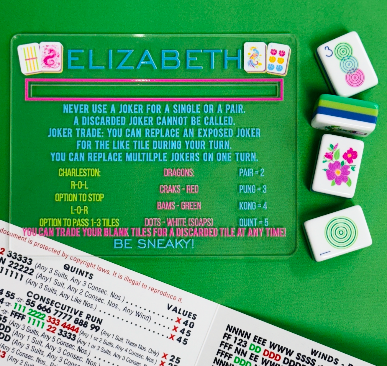 CUSTOM LINE FINDER & RULE CARD