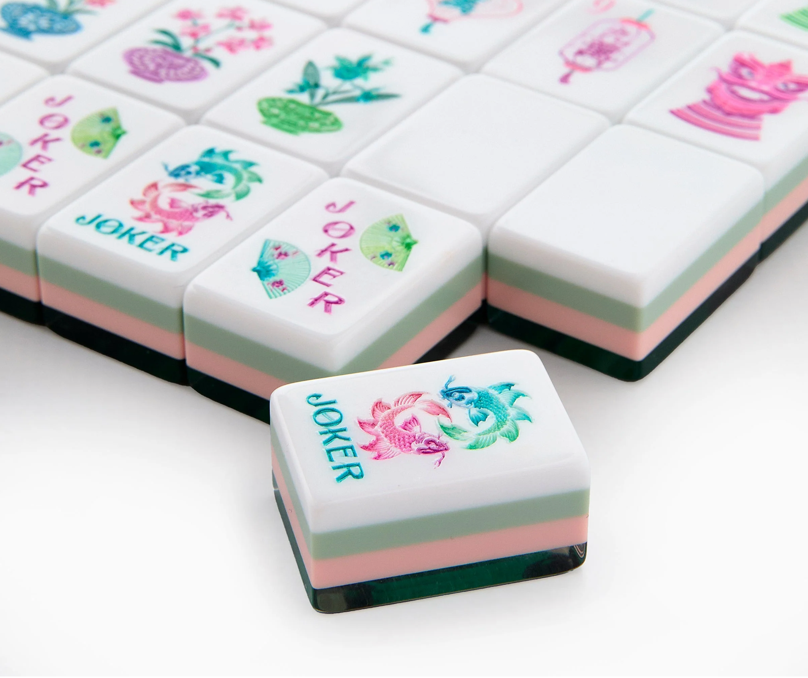 EMERALD MAHJONG TILES