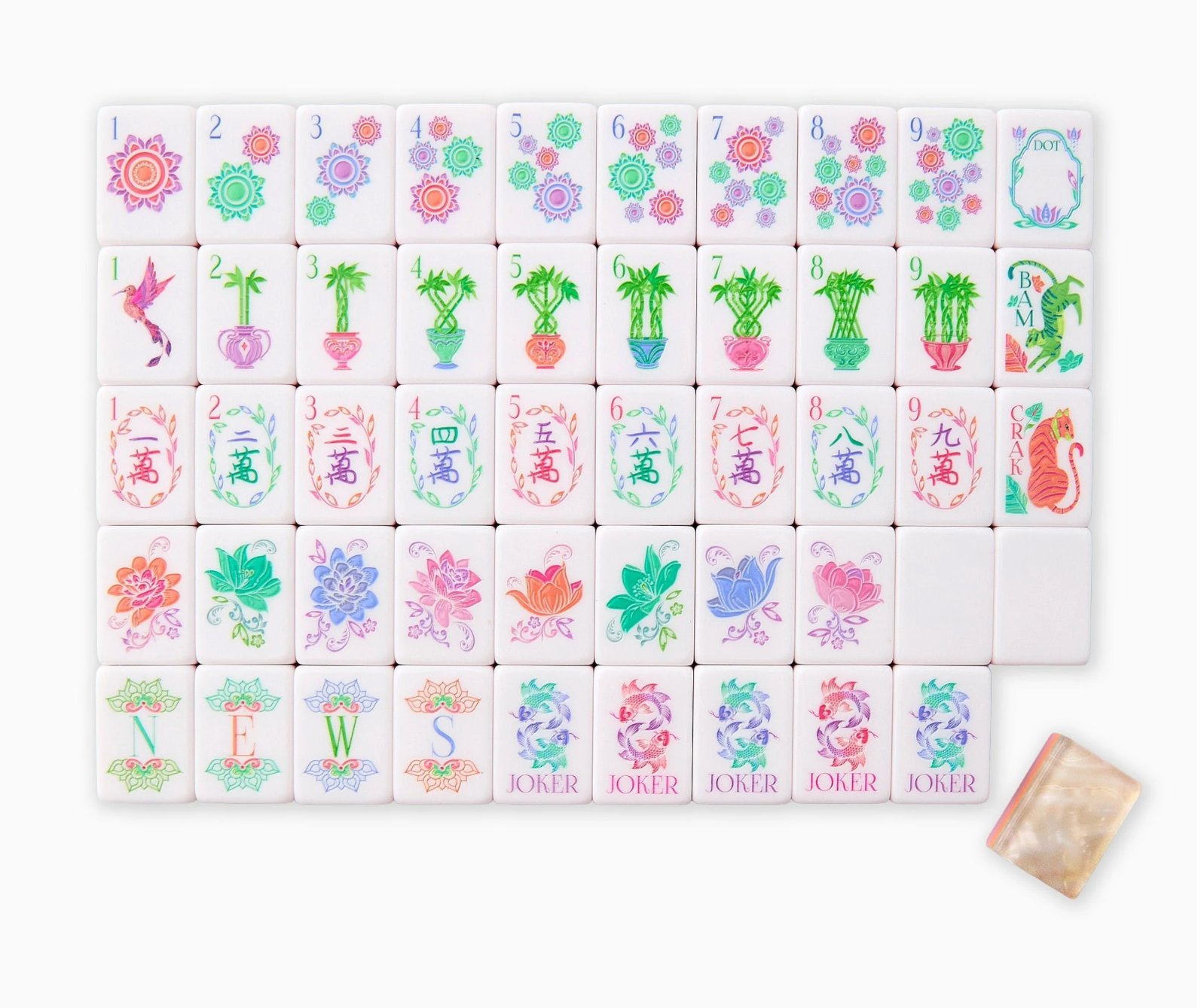 PEARLESCENT MAHJONG TILES