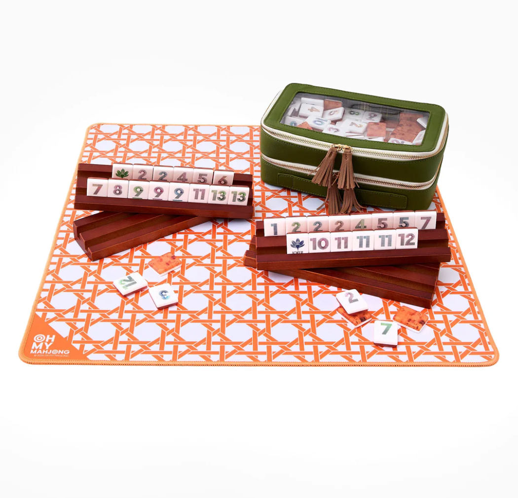 MINI ORANGE CANE MAT