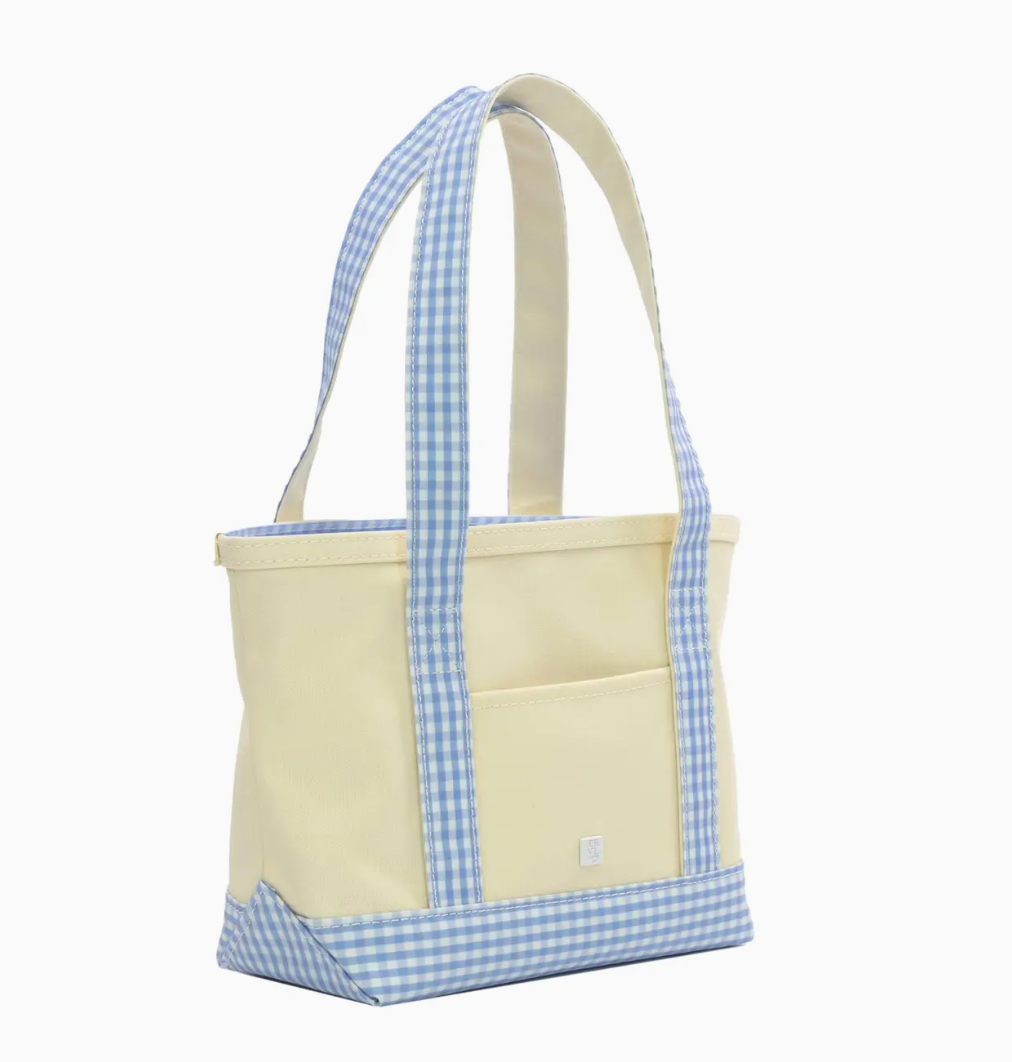 MINI TOTE - GINGHAM SKY