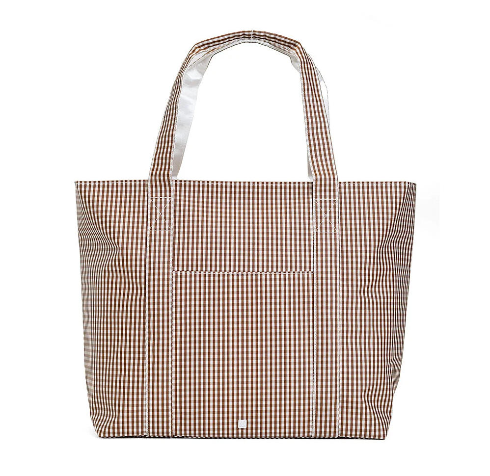 JUMBO TOTE - COCO GINGHAM