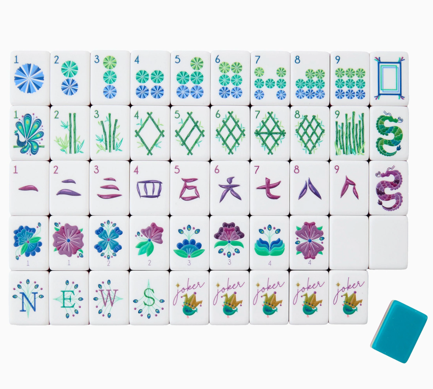 LAGOON MAHJONG TILES