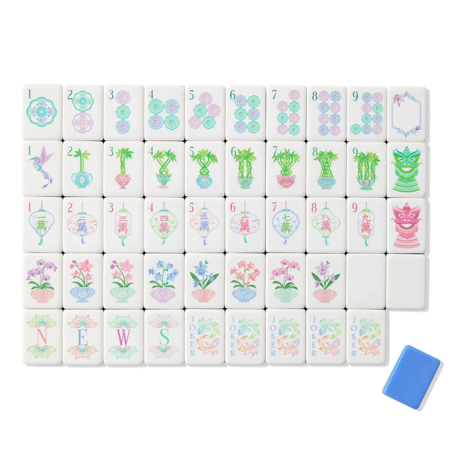 MOONLIGHT MAHJONG TILES